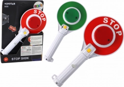 Kinder-Polizeikelle, beidseitig mit Licht Stopp/Fahrt