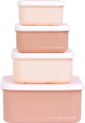 Set aus vier Snackboxen A Little Lovely Company – Schmetterlinge