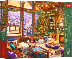 Trefl Puzzle Premium Plus Cozy Winter: Weihnachtsabend, 1000 Teile