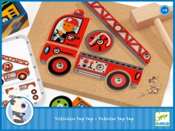 Holz-Hammer-Autos Djeco