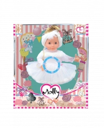 Puppe Bambolina Molly Ballerina mit 3 Liedern