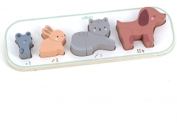 Einlegepuzzle Ich lerne Tiere zählen Vilac Sarah Betz