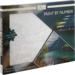 Malen nach Zahlen auf Leinwand Landschaft 30 × 40 cm