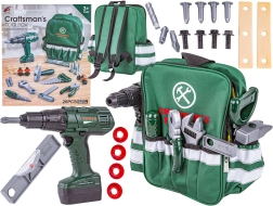 Kinder-Werkzeugset mit Rucksack und Akku-Schrauber