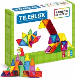 Tileblox bunte magnetische Bausteine – 60 Teile