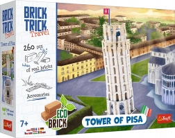 Ziegel-Baukasten BRICK TRICK Travel – Schiefer Turm von Pisa (260 Teile)