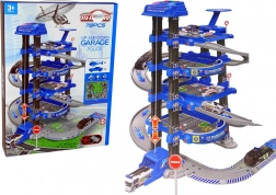 Polizeiparkhaus mit vier Ebenen 1:64 mit Sound und Lichtern