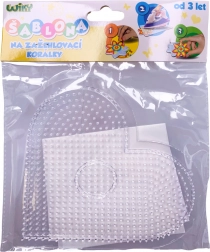 Schablone für Bügelperlen – Herz