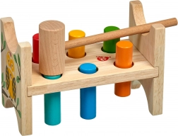 Holz-Klopfbank Wald-Eule Lucy & Leo