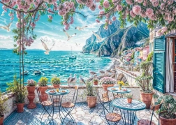 Puzzle Terrasse mit Meerblick 1000 Teile SCHMIDT
