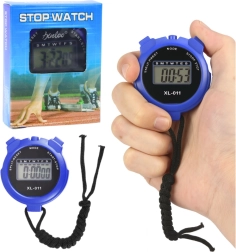 Elektronische Sportstoppuhr LCD blau