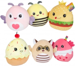 Plüschtiere und Essen 21x25cm