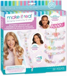 Schmuck-Bastelset mit Schmetterlingen für kreative Kinder