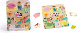 Classic World Holzpuzzle Bauernhof – Tiere zuordnen