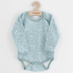 Baby-Body mit Dinosaurier New Baby Classic II, mint