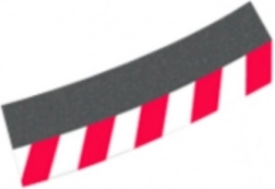 Äußere Randstreifen für überhöhte Kurve 4/15° für Slotcar-Bahnen CARRERA EVOLUTION, DIGITAL 132 und DIGITAL 124