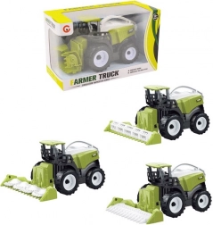 Mähdrescher und Traktor mit Werkzeugen – Spielzeug für Kinder