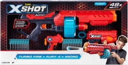 Set aus X-Shot Excel Turbo Fire + Fury 4 + Micro Blastern
