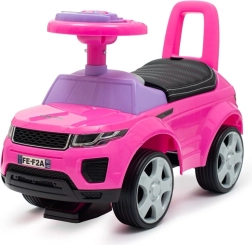 Kinder-Laufrad Baby Mix Prime SUV rosa mit Kunstledersitz