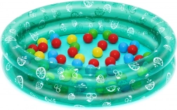 Aufblasbares Planschbecken mit Bällen 91 × 20 cm BESTWAY + 50 Bälle – Grün