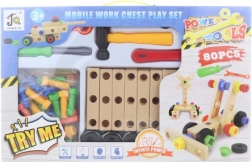 Schraub-Baukasten für Kinder – 80 Teile