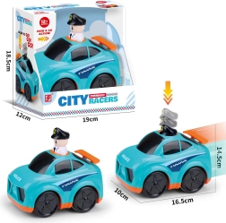 Polizeiauto mit Rückzugsmechanismus