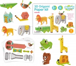 Woopie ART&FUN kreative 3D-Origami-Set – basteln Sie 10 Tierchen