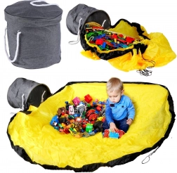 Spielzeugkorb mit Spielmatte 2-in-1 30 × 29 cm