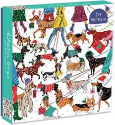 Galison Puzzle Winterhunde 500 Teile