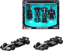 Bburago Rennset 1:43 MERCEDES-AMG F1 W15 – Lewis Hamilton und George Russell (2024)