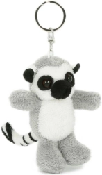 Plüsch-Schlüsselanhänger Katta-Lemur 7 × 8 cm