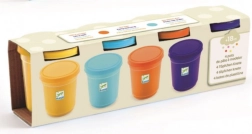 Bunte Knetmasse DJECO - 4 natürliche Farben