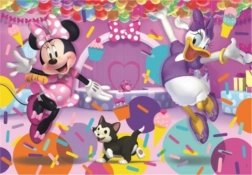 Puzzle Minnie und Daisy bei der Feier 104 Teile