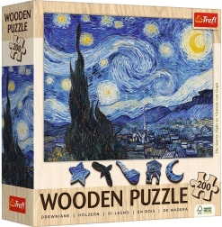 Holzpuzzle Vincent van Gogh - Sternennacht 200 Teile