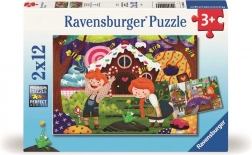 Ravensburger Puzzle Märchenhafte Welt 2×12 Teile