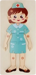 Holzpuzzle Krankenschwester