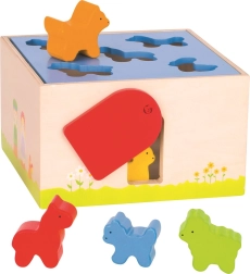 Holz-Steckbox mit Tieren GOKI