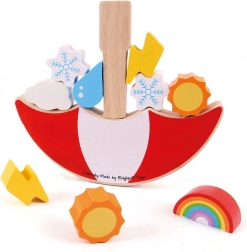 Holz-Balancespiel Wetter BIGJIGS TOYS