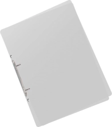 A5-Ordner mit 2-Ring-Mechanik aus transparentem Polypropylen