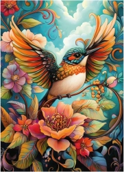 DINO Puzzle Vögelchen XL 500 Teile