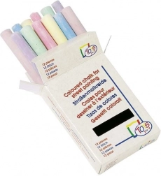 Bunte Kreide für Tafeln oder Asphalt