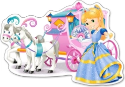 Maxi-Puzzle 12 Teile Prinzessinnenkutsche Castorland