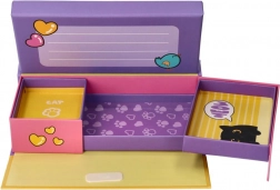 Lila Schmuck- und Kleinteilebox