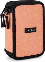 Dreistöckiges Federmäppchen UNICOLOR apricot – leer