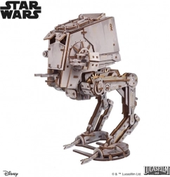 Ugears 3D mechanisches Holzpuzzle AT-ST Läufer STAR WARS 1:36