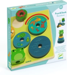 Puzz & Stack Regenbogen von Djeco