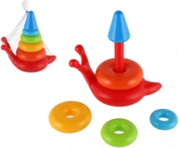 Bunte stapelbare Pyramide für Kinder