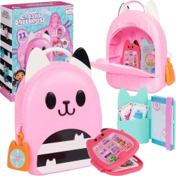 GABBYS PUPPENHAUS Reise‑Set mit Rucksack, Telefon und Geldbörse