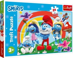 Puzzle 24 Maxi – Schlumpftag – The Smurfs