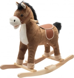 Schaukelpferd mit Melodie PlayTo, braun